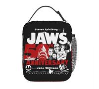ZGHQHCDRH Jaws 50Th Anniversary Movie Thermal Insulated Lunch Bag for Work Portable Food Container Bags Men Women Thermal Cooler Food Box