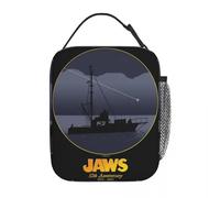 ZGHQHCDRH Jaws 50th Anniversary Shooting Star Accessories Insulated Lunch Bags for Travel Food Container Reusable Cooler Thermal Lunch Box