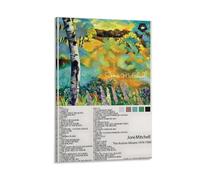 ZGHQHCDRH Joni Mitchell, The Asylum AlbumsModern Wall Art Poster Textured Canvas Print for Living Room A Striking Centerpiece for Your Home Office DecorFrame-style20x30inch(50x75cm)
