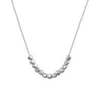 ZGHQHCDRH Ladies' silver necklace, Sterling Simple Necklace For Women S925 Silver Broken Geometry Dainty Trendy Choker Delicate Chain Gift Jewelry For Her Girls Couples