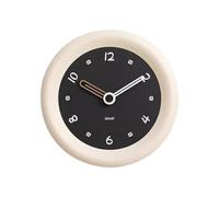 ZGHQHCDRH large wall clock, Retro Wooden Round Wall Clock No Ticking Sound Silent Suitable For Living Room, Dining, Bedroom, Study(Black and White)