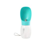 ZGHQHCDRH Leak-proof Portable Pet Drinking Bottle 300 Ml - Antibacterial Pet Water Dispenser, Suitable for Outdoor Walks, Hiking, Camping, Traveling, Food-grade Plastic Dog Drinking Cup