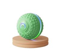 ZGHQHCDRH Long power pack life smart dog plaything ball pet interactive training teeth grinding self-pleasure relief plaything ball(Green)