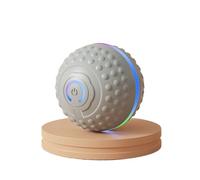 ZGHQHCDRH Long power pack life smart dog plaything ball pet interactive training teeth grinding self-pleasure relief plaything ball(Grey)
