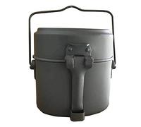 ZGHQHCDRH Lunchbox, Bento Boxes Aluminum Lunch Box Metal Food Container Snack 3 Tier Compartment for Men Women,Out