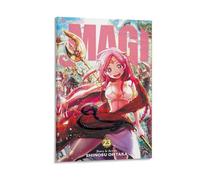 ZGHQHCDRH Magi The Labyrinth of MagicModern Wall Art Poster Textured Canvas Print for Living Room A Striking Centerpiece for Your Home Office DecorFrame-style24x36inch(60x90cm)