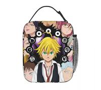 ZGHQHCDRH Meliodas Anime The Seven Deadly Sins Insulated Lunch Bags Large Lunch Container Thermal Bag Lunch Box Tote School Picnic