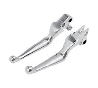ZGHQHCDRH Motorbike Brake Levers Brake Grips Motorcycle Brake Clutch Lever Chrome Fit for Harley Road King Dyna Fat Boy Sportster Low Rider Wide Glide Softail Heritage