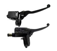 ZGHQHCDRH Motorcycle Brake Pump Front Master Cylinder Hydraulic Brake Lever for Dirt Pit Bike ATV Quad Moped Scooter(GN Black Right)