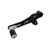 ZGHQHCDRH Motorcycle Central Control Gearshift Lever Motorcycle Accessories Adjustable Folding Gear Lever Pedal Suitable for 2022 2023 2024 Additional Support Shift Pivot Kit(Black)
