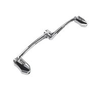 ZGHQHCDRH Motorcycle Central Control Gearshift Lever Motorcycle Accessories Folding Pedals Heel-Toe Assist Bracket Shifter Support Stabilizer Kit Pivot Brake Conversion(Chrome Kit)