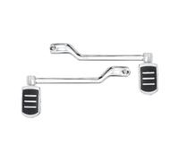 ZGHQHCDRH Motorcycle Foot pegs Motorcycle 2 Pieces Heel-Toe Lever Shift Pedal Rear Lever with Shift Pedal for Softail Fat Boy Touring Road Glide(B Shift Levers Pegs)