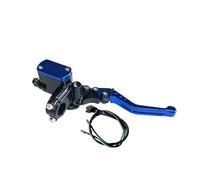ZGHQHCDRH Motorcycle Hydraulic Clutch Kit Lever Master Cylinder Knitting Oil Hose Fit for Racing Yamaha Kawasaki Honda Suzuki(Blue Right FB)