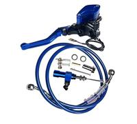 ZGHQHCDRH Motorcycle Hydraulic Clutch Kit Lever Master Cylinder Knitting Oil Hose Fit for Racing Yamaha Kawasaki Honda Suzuki(Blue-SY)