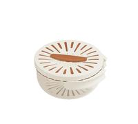 ZGHQHCDRH Multi-Function Drain Bowl, Household Vegetable and Fruit Washing Basket, Fresh-Keeping Filter Basket with lid, Kitchen Storage Basket(Brown,S)