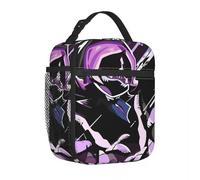 ZGHQHCDRH Murder Drones Insulated Lunch Bag Cooler Bag Meal Container Game Portable Tote Lunch Box for Men Women Work Picnic