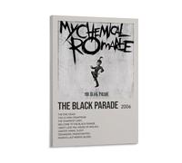 ZGHQHCDRH My Chemical Romance The Black ParadeModern Wall Art Poster Textured Canvas Print for Living Room A Striking Centerpiece for Your Home Office DecorFrame-style08x12inch(20x30cm)