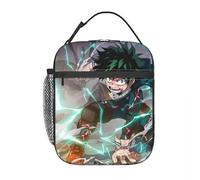 ZGHQHCDRH My Hero Academia Insulated Lunch Bags Thermal Bag Meal Container Bakugou Metal Poster Tote Lunch Box Food Storage Bags College