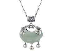 ZGHQHCDRH Necklaces, Sterling Trendy East Necklace For Women S925 Sterling Silver Fine Lock Sparkling Choker Delicate Necklace Gift Jewelry For Girls Couples