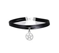 ZGHQHCDRH New Black Velvet Ribbon Choker Necklace Cool Punk Goth Gothic Leather Collar Choker Harajuku Star Snowflake Heart Clavicle Chain