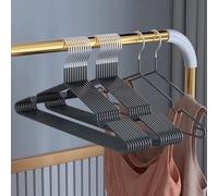 ZGHQHCDRH Non-Slip Plastic Clothes Hanger Wide Curved Design Sturdy & Lightweight -Saving Wardrobe Seamless Hanging Ideal for Household Use (Color 5)