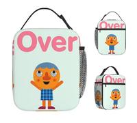 ZGHQHCDRH Noodle & Pals Micro Lunch Bag for Adult Graphic Design Lunch Box Fashion School Cooler Bag Portable Oxford Thermal Tote Handbags
