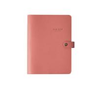 ZGHQHCDRH Notebook, Notebook Macaron Cute Spiral Notebooks Stationery Fine Office School Personal Agenda Organizer Binder Diary Weekly Planner Gift(Pink,105 * 145mm)