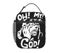ZGHQHCDRH Oh My God J-Jojos Bizarre Thermal Insulated Lunch Bags for Work Japan Anime Portable Food Bag Container Cooler Thermal Lunch Box