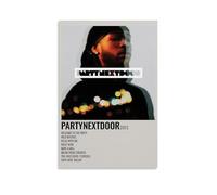 ZGHQHCDRH PartyNextDoorModern Wall Art Poster Textured Canvas Print for Living Room A Striking Centerpiece for Your Home Office DecorUnframe-style20x30inch(50x75cm)