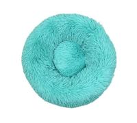 ZGHQHCDRH Pet Calming Bed, Full-size Washable Donut Shape, Designed Like A Donut, Suitable As A Comfortable Sleep Aid For All Types Of Cats.(Emerald Green,L 1PCS)