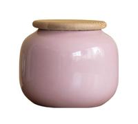 ZGHQHCDRH Pet urn， Multicolor Ceramic Urns Serve As Human Ashes Memorial Keepsake(Pink)