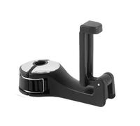 ZGHQHCDRH Phone Car Mount 2-in-1 Multi-functional Car Headrest Phone Holder Hidden Rear Seat Lock Type Mobile Hook For Vehicle(Silver)