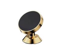 ZGHQHCDRH Phone Car Mount Magnetic Car Phone Holder Magnet Mount Mobile Cell Stand GPS Support For 14 13 12 Pro For Samsung For Oneplus(Golden)