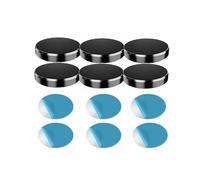 ZGHQHCDRH Phone Car Mount Magnetic Car Phone Holder Magnet Mount Mobile Cell Stand GPS Support For 14 13 12 Pro For Samsung For Oneplus(6pcs Black-Fixed)