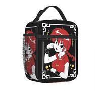 ZGHQHCDRH Ranma 1/2 Japanese Anime Thermal Insulated Lunch Bag for Travel Portable Food Container Bags Cooler Thermal Lunch Boxes