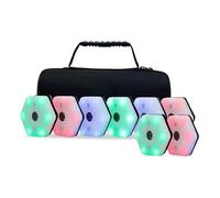 ZGHQHCDRH Reaction Training Lights Kit, 8 Light Agile Fitlight with App, Automatic Brightness Adjustment, for Speed Agility, Boxing Reflex & Focus Training