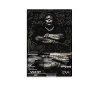 ZGHQHCDRH Rod Wave SoulFlyModern Wall Art Poster Textured Canvas Print for Living Room A Striking Centerpiece for Your Home Office DecorUnframe-style08x12inch(20x30cm)