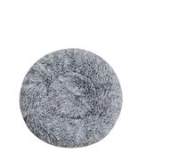 ZGHQHCDRH Round Pet Bed 40-90 Cm, Long Plush Dog House, Medium-sized Dog And Cat Winter Warm Sleeping Bed(2,70cm)