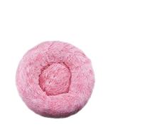 ZGHQHCDRH Round Pet Bed 40-90 Cm, Long Plush Dog House, Medium-sized Dog And Cat Winter Warm Sleeping Bed(9,40cm)