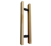 ZGHQHCDRH Rustic Entry Barn Door Handles,Farmhouse Internal External Wood Grab Bar,Easy to Put Together(Length100CM)