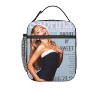 ZGHQHCDRH Sabrina Carpenter Short N' Sweet Tour Thermal Lunch Bag for Work Portable Food Bag Container Men Women Cooler Thermal Lunch Box