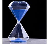 ZGHQHCDRH sand clock, 5/15/30 Minutes Timer Portable Sand Large For Kids Office Classroom Kitchen Games Toothbrush Clock Gift,Creative Decorations,Birth(Blu,30 minutes)