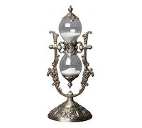 ZGHQHCDRH sand clock, European Rotary Hourglass,Classical Decorations,High-end Home Decoration Timer Ornaments,15/30 Minutes,Company Study Living Room(15 minutes 8.4 * 21.6cm)