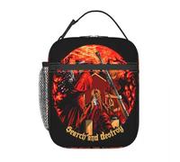 ZGHQHCDRH Search and Destroy Insulated Lunch Bag High Capacity Anime Hellsing Vampire Reusable Thermal Bag Tote Lunch Box Office Food Bag