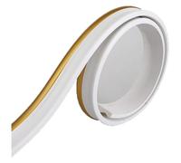 ZGHQHCDRH Self-Adhesive Wallpaper, 16.4 ft Self Adhesive 3D Border Wall Decor, Wallpaper Wall Panels Peel and Stick Ceiling Border Door Frame Waist Line Interior Decoration(White Gold)