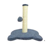 ZGHQHCDRH Sisal cat scratching post, vertical with hanging ball, scratch-resistant and anti-scratch furniture, cat claw sharpener(Blue)