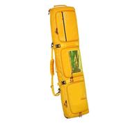 ZGHQHCDRH Skiing Skating Rucksack Shoulder Ski Backpack Waterproof Snowshoes Bag Single Double Board Universal Snowboard Case On Wheels Ski Backpack(Yellow (150-165))