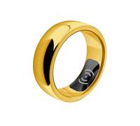ZGHQHCDRH Smart Health Ring, Real-time Health Monitoring, Blood Pressure Temperature Sleep Monitoring, Accurate Pedometer, Real-Time Data Analysis for Enhanced Wellness, for Everyday Use (Gold,17#)