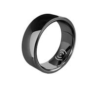 ZGHQHCDRH Smart Health Ring, Real-time Health Monitoring, Blood Pressure Temperature Sleep Monitoring, Accurate Pedometer, Real-Time Data Analysis for Enhanced Wellness, for Everyday Use (Black,17#)