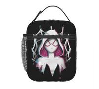 ZGHQHCDRH Spider-Gwen Spider Gwen Product Insulated Lunch Bag for School Food Container Reusable Cooler Thermal Bento Box